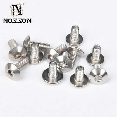 DIN Standard M6 M8 M10 Flat Head Furniture Insert Screw Joint Connector Bolts And Barrel Nuts Sistema di misurazione metrica