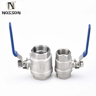 Acciaio inossidabile 304 316 Valvola a sfera CF8M CF8 NPT BSPT Thread 1pc per la struttura del diaframma e nero industriale