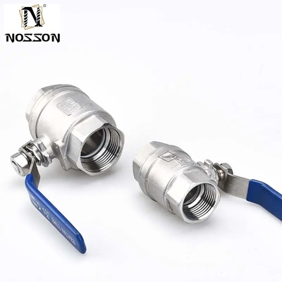 Acciaio inossidabile 304 316 Valvola a sfera CF8M CF8 NPT BSPT Thread 1pc per la struttura del diaframma e nero industriale