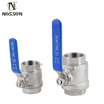 Acciaio inossidabile 304 316 Valvola a sfera CF8M CF8 NPT BSPT Thread 1pc per la struttura del diaframma e nero industriale