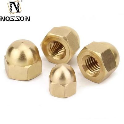 Acciaio al carbonio in ottone di tipo ISO Acorn Nuts M3 M4 M5 M6 M8 M10 M12-M20 Metric Cap Nuts per il sistema di misurazione imperiale