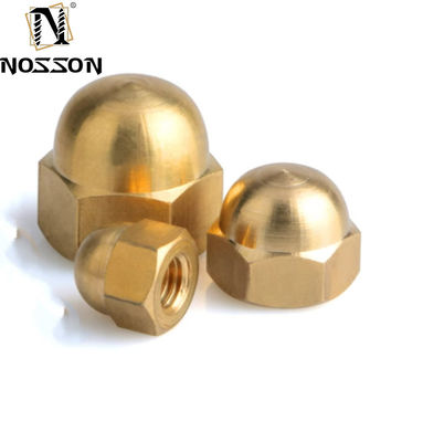 Acciaio al carbonio in ottone di tipo ISO Acorn Nuts M3 M4 M5 M6 M8 M10 M12-M20 Metric Cap Nuts per il sistema di misurazione imperiale
