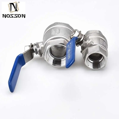 Valvola a sfera in acciaio inossidabile 2pc 3 pollici 6 pollici DN50 PN40 32 mm 400 wog per applicazioni idrauliche DIN API 6d e heavy-duty
