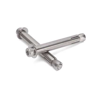 3/8 ISO Standard Brown 304 Acciaio inossidabile Hex Inner Expansion Screw Costruito in bullone Esplosione M6M8M10M12 con dimensioni personalizzate