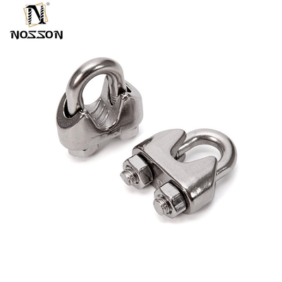 Metrica 304/316 Acciaio inossidabile Clampo per corda U bullone Clampo per corda per tubi Clamps Tipo di doppio tubo Clamps nell'industria generale Zinc Finish