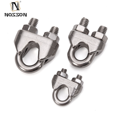 Metrica 304/316 Acciaio inossidabile Clampo per corda U bullone Clampo per corda per tubi Clamps Tipo di doppio tubo Clamps nell'industria generale Zinc Finish