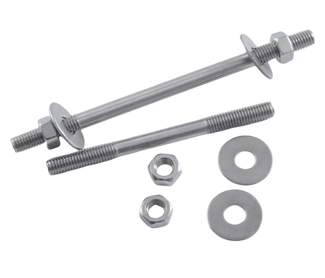 Stanghe a filo in acciaio inossidabile personalizzate a filo completo Bar di filo di filo di filo con dadi pesanti DIN Standard Bright Finish