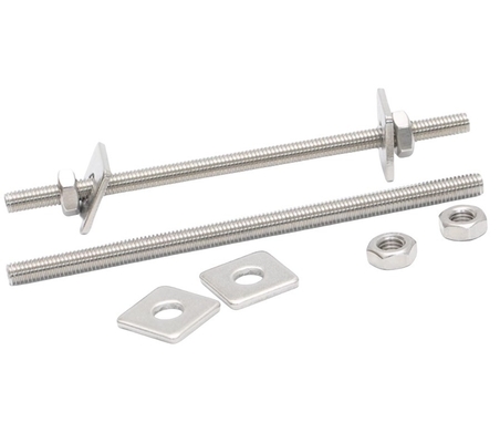 Stanghe a filo in acciaio inossidabile personalizzate a filo completo Bar di filo di filo di filo con dadi pesanti DIN Standard Bright Finish