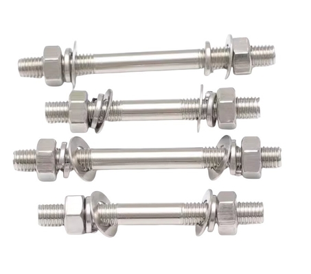 Stanghe a filo in acciaio inossidabile personalizzate a filo completo Bar di filo di filo di filo con dadi pesanti DIN Standard Bright Finish