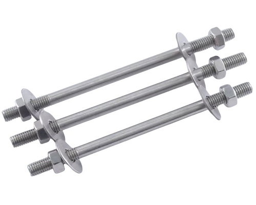 Stanghe a filo in acciaio inossidabile personalizzate a filo completo Bar di filo di filo di filo con dadi pesanti DIN Standard Bright Finish