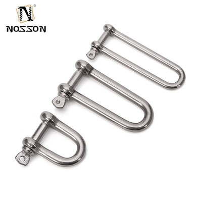 Tipo bullone DEE SHACKLES Tecnologia 304 316 Acciaio inossidabile per viti a catena a spirale larga D Catene di precisione
