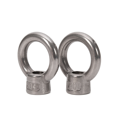Acciaio inossidabile 304 Forgiato Anello Forma Occhio Noce Galvanizzato Polacco M8 M27 Dimensioni di sollevamento M10 M12 M14 M16 M18 M20 M24 M27 Grado A2-70