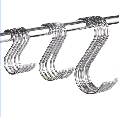 Metrica Blu Anodizzato S-Shaped Metal Hooks per cucina Display m1.6 m2 m2.5 m3 m4 m5 m6 m8 m10 m12 m14 m16 m20
