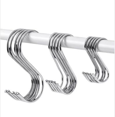 Sistema di misurazione standard JIS INCH ganci a forma di S appendiabiti in ferro porta di cucina posteriore appesa Disegno di risparmio di spazio