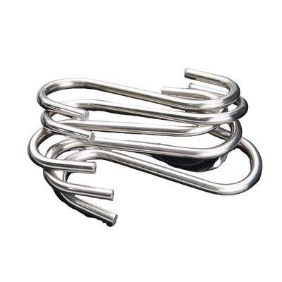 Sistema di misurazione standard JIS INCH ganci a forma di S appendiabiti in ferro porta di cucina posteriore appesa Disegno di risparmio di spazio