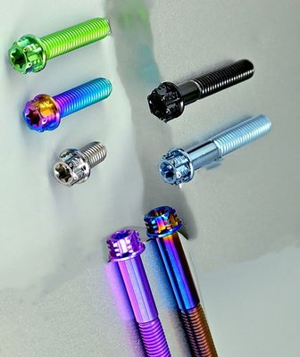 JIS Standard ZINC Finish Durable M6 * 40mm Titanio Lega Torx testa bulloni vite per motore ruota anteriore Hub scooter