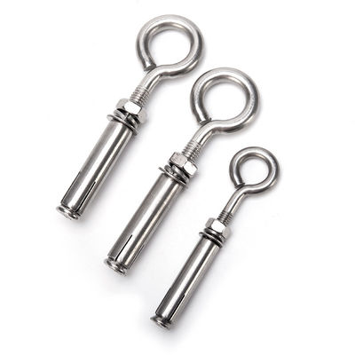 JIS Standard 304 in cemento in acciaio inossidabile a manica lunga Ancoraggio gancio bullone con lavatrice di noci 1.6m2 m2.5m3 m4 m5 m6 m8 m10 m12 m14 m16 m20