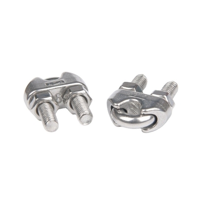 DIN Standard Clip di cavo in acciaio inossidabile per la protezione dei cavi da 12 mm in applicazioni pesanti