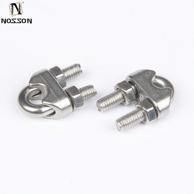 DIN Standard Clip di cavo in acciaio inossidabile per la protezione dei cavi da 12 mm in applicazioni pesanti