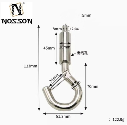 Sistema di misurazione metrica di zinc finitura soffitto di sospensione con J-Ferro nickel-plated Acciaio filo e filo di sicurezza gancio