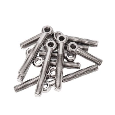 Acciaio inossidabile DIN Standard Swing Fish Round Eye Bolt e Wing Nut per applicazioni di sollevamento M2 M3 M4 M5 M10 M12 M24