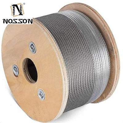 Apparecchio di presa per cavi per esterno Highly polished 304 316 Stainless Steel Wire Rope in colore personalizzato per varie applicazioni