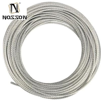 Cable di filo per arrampicata della pianta di colore personalizzato in acciaio inossidabile Rigging Riling corda di filo per arrampicata della pianta di abbigliamento e recinzione ombra vela