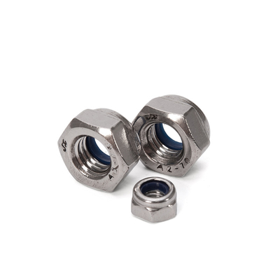 Metrica sanitaria M5 5/16 Auto-bloccante esagonale DIN985 acciaio inossidabile 304/316 Nylon Insert Lock Nut per industria pesante