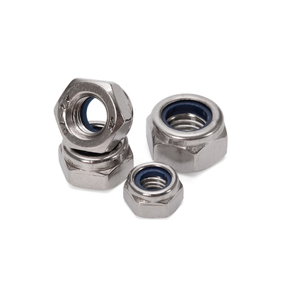 Metrica sanitaria M5 5/16 Auto-bloccante esagonale DIN985 acciaio inossidabile 304/316 Nylon Insert Lock Nut per industria pesante
