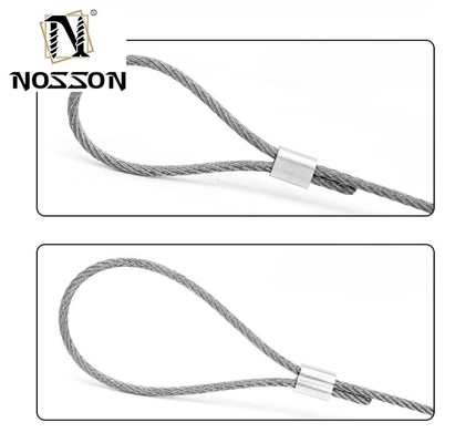 M6 1.6-5.5mm Mare Commerciale Longline Single Double Crimping Acqua salata di alluminio Crimps di pesca Manica con GB Standard Acqua salata