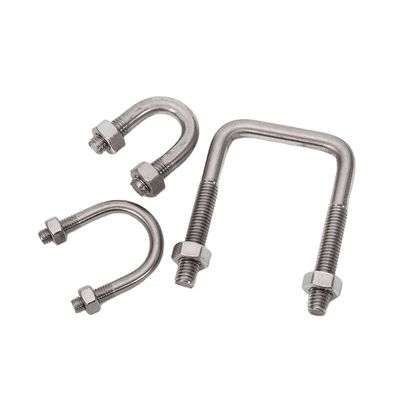 U-bolt per il fissaggio di supporti su pareti e pavimenti ANSI/ASME Materiale in acciaio inossidabile Zinc Trattamento superficiale