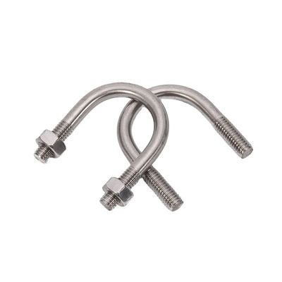 Clampo per tubi U-bolt con dadi per M3 M4 M5 M6 M8 M10 M12 M16 M20 tubi in acciaio galvanizzato a caldo