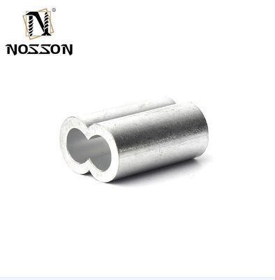 DIN Standard Metrica Accesori per corde di filo in acciaio inossidabile Ferrule a forma di orologio a sabbia a doppio foro per un'eccellente efficienza