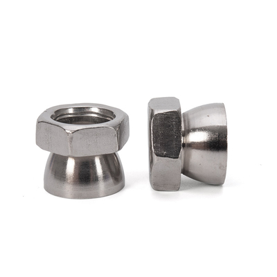 Trattamento della superficie galvanizzata M3 Acciaio inossidabile Hex Flange Nut Lunghezza di bullone 12 mm per attrezzature minerarie e mediche
