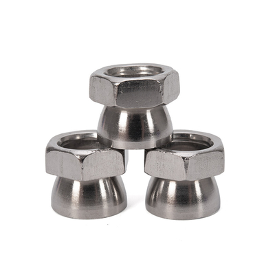 Trattamento della superficie galvanizzata M3 Acciaio inossidabile Hex Flange Nut Lunghezza di bullone 12 mm per attrezzature minerarie e mediche
