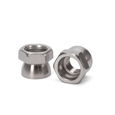 Trattamento della superficie galvanizzata M3 Acciaio inossidabile Hex Flange Nut Lunghezza di bullone 12 mm per attrezzature minerarie e mediche