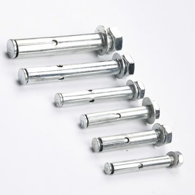 Acciaio marrone M6 M8 M10 Ancoraggio di espansione bullone fisso bullone scudo ancoraggio con bullone esatto per applicazioni pesanti finitura grigia