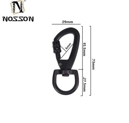 ZINC 304 316 Acciaio inossidabile legami di collegamento rapidi a filo a forma quadrata con finitura in ossido nero e altamente lucidato