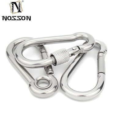 ZINC 304 316 Acciaio inossidabile legami di collegamento rapidi a filo a forma quadrata con finitura in ossido nero e altamente lucidato