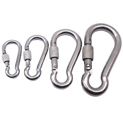 Industria Macchine Materiale metallico da 3 mm a 12 mm Acciaio inossidabile collegamento rapido catena collegamento collegamento con finitura placcata in zinco