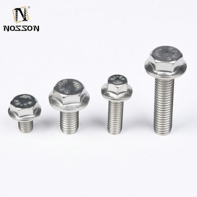 Boltoni di carrello a fessura Gr5 Titanio Hex Flange Nut 8mm M4 M6 M7x32 Titanio Bolt M8 12 punti Bolt Flange Grade A2-70/A4-80/304/316