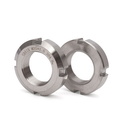 M3-M12 1/4-5/16 Sistema di misurazione metrica Acciaio inossidabile 304 cuscinetto a rullante Nocciolo di blocco con disegno rotondo a fessura DIN 981