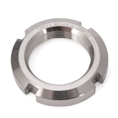 Sistema di misurazione imperiale Noccioline rotonde a fessura galvanizzata Finitura in acciaio inossidabile SS314 e SS306 Dimensioni personalizzate