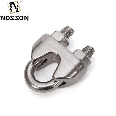 Zinc Finish Double Pipe Clamps per filo di acciaio inossidabile all'interno di un sistema di misurazione metrico