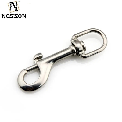 SS304 SS316 A2 A4 Anello ovale Dog Leash Rope Round Eye Swivel Snap Hook Industria pesante Accessori essenziali