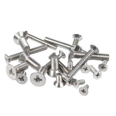 ANSI/ASME Standard Steel Countersunk Head Cross Recessed Machine Screws per il sistema di misurazione INCH resistente alla corrosione