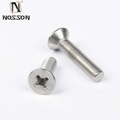 ANSI/ASME Standard Steel Countersunk Head Cross Recessed Machine Screws per il sistema di misurazione INCH resistente alla corrosione