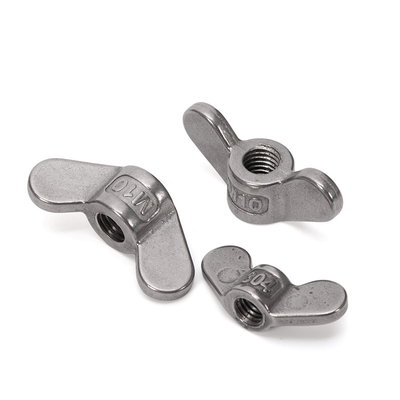 DIN Standard High Precision Cold-Forged M3 Butterfly Nuts Materiale in acciaio zincato galvanizzato per il sistema di misurazione metrica