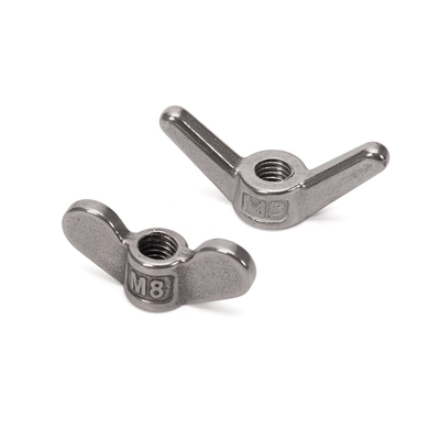 DIN Standard High Precision Cold-Forged M3 Butterfly Nuts Materiale in acciaio zincato galvanizzato per il sistema di misurazione metrica