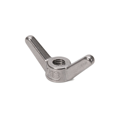 DIN Standard High Precision Cold-Forged M3 Butterfly Nuts Materiale in acciaio zincato galvanizzato per il sistema di misurazione metrica